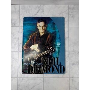 Neil Diamond 1998 World Tour Souvenir Program Book Music Memorabilia Blue
